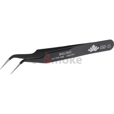 Tweezers zahnutá pinzeta s ostrým hrotom