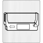 Fullmark Лента за Epson ERC 23 (черна/червена)