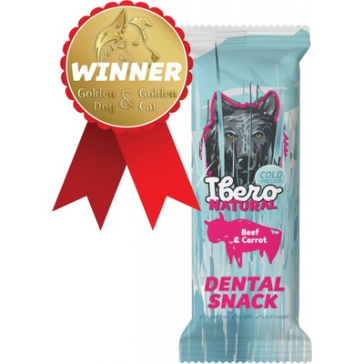 Ibero Dental Snacks Hovězí Mrkev S/M 70 g