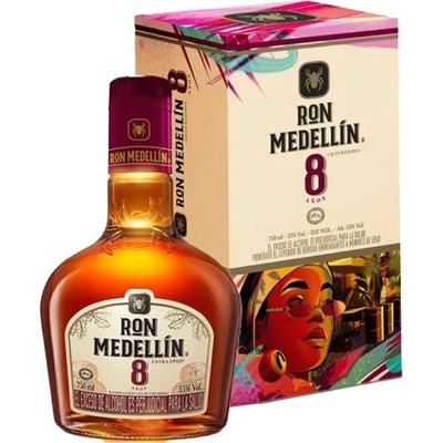 Ron Medellin Extra Anejo 8y 37,5% 0,7 l (holá láhev)