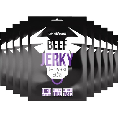 GymBeam Beef Jerky [10 x 50 грама] Терияки