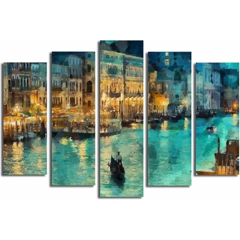 Wallity Картини в комплект от 5 бр. Venice - Wallity (242BNZ5259)