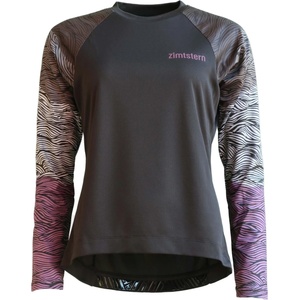 Zimtstern Фланелка с дълъг ръкав за колоездене Zimtstern Women's Braapz Shirt L/S Cycling jersey - Pirate Black (156-2911-0212)