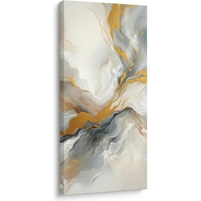 Obraz abstraktní zlatý mramor - 60x120