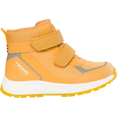 Viking Детски ежедневни обувки Viking Kid's Equip Glow Waterproof 2V Casual shoes - Mustard - размер 33 (EU) (702-4628-0222)