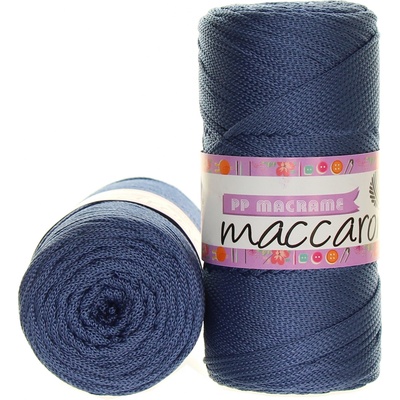 Maccaroni PP Macrame 235 modrošedá
