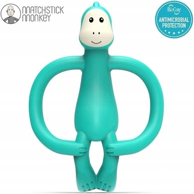 Matchstick Monkey silikonové sensorické kousátko eko masážní kartáček