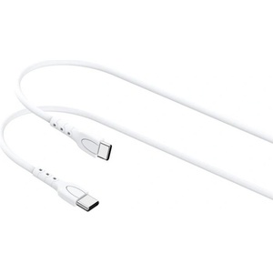 Lemontti Wind Type-C към Type-C кабел, PD до 65W, 0.5 м, бял (LEMCTYCTCA)