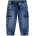 Guess Детски дънки Guess - С връзки и джобове, тъмносини, 3-6 м (20261-N6RA05-D5FQ0-MKNT-3-6M)