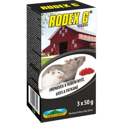Nohel Garden Rodenticid RODEX G zrno 3x50 g