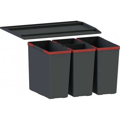 Odpadkový kôš Franke Easysort 600-2-2 2x14,5 l, 2x7,5 l