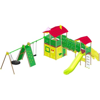 Playfactory КОМБИНИРАНО ДЕТСКО СЪОРЪЖЕНИЕ jungle gym ps0046-1