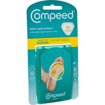 COMPEED Пластири за мехури втърдявания Среден размер , Compeed Callouses Medium 6 Items