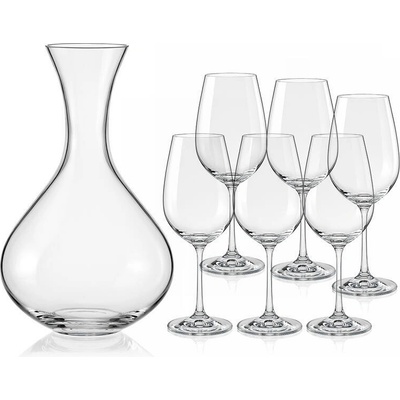 Crystalex Set na víno Viola 1. 1+ 6 x 500 ml
