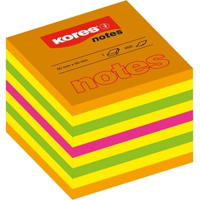 Kores Samolepicí bloček Kores Cubo Spring - 75 x 75 mm / 450 lístků 67083