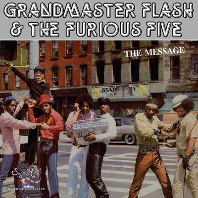 Grandmaster Flash Furious Five The Message Bronx Ice Coloured LP