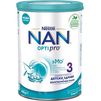 Nestle NAN OptiPRO 3, Обогатена млечна напитка за малки деца над 1 годинка - 400 g