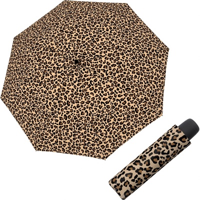 Derby Hit Mini Leo dámský skládací deštník hnědý – Zboží Mobilmania