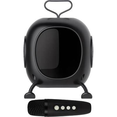 Verk 27500 Karaoke Bluetooth reproduktor RGB s bezdrátovým mikrofonem černý