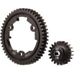 Traxxas Зъбни колела калени Traxxas XRT Xmaxx SPUR GEAR, 50-TOOTH, STEEL (WIDE-FACE)/ GEAR, 20-T PINION (1.0 METRIC PITCH) (FITS 5MM SHAFT)/ SET SCREW TRX6450 (TRX6450)