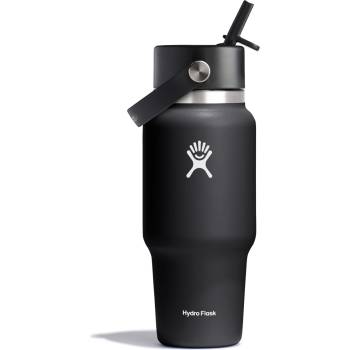 Hydro Flask Wide Flex Straw Travel Bottle 24 oz Цвят: черен