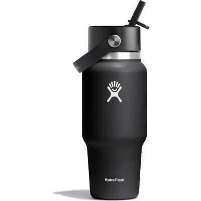 Hydro Flask Wide Flex Straw Travel Bottle 24 oz Цвят: черен