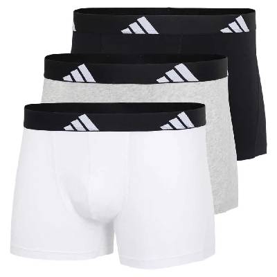 Боксерки Adidas Active Flex Cotton boxers 3 units - Multicolor (Black / Gr / Wht)