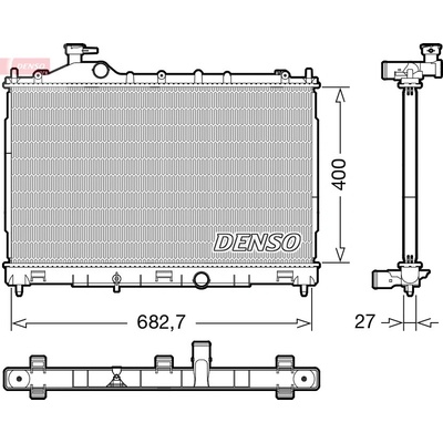 Chladič motora DENSO DRM45058