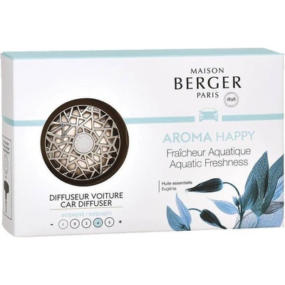Maison Berger Paris Car Aroma Happy clip Aquatic Freshness