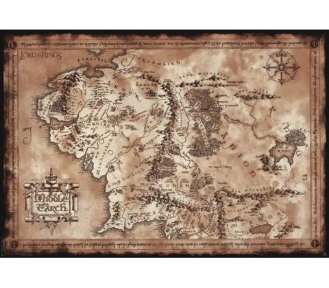 Mapa Středozemě