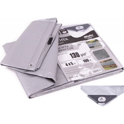 MasiPro Plachta 130g ŠEDÁ 4 x 5 m 102273