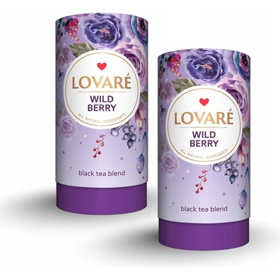 LOVARE Čaj listový Ovocný Lesní plody Wild Berry 80 g