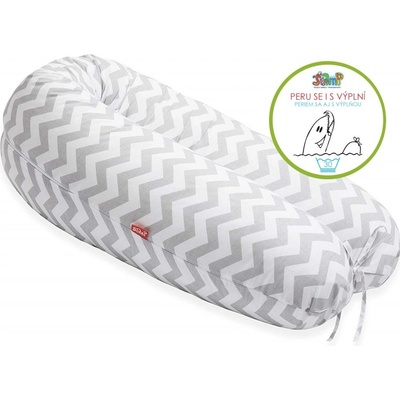 Scamp kojící polštář zig zag grey white