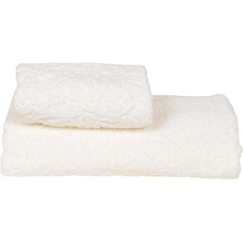 Комплект бели хавлиени кърпи 2 броя