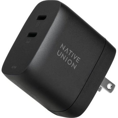 Native Union Зарядно устройство Fast GaN Native Union PD 67W, черно FAST-PD67-BLK-INT (FAST-PD67-BLK-INT)