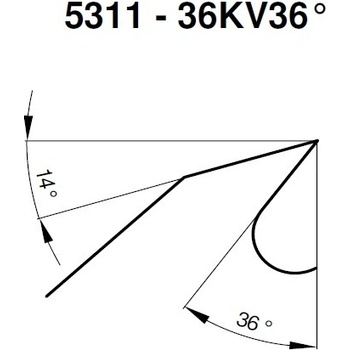 Pilana pilový kotouč na dřevo 550x3,0x30 5311 36KV36°