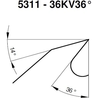 Pilana pilový kotouč na dřevo 550x3,0x30 5311 36KV36°