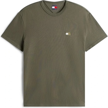 Tommy Jeans Тениска Tommy Jeans Classic Tommy Small Badge T Shirt - Pewter Green
