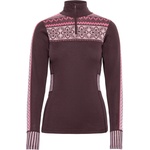 Kari Traa Дамско мериносово термобельо Kari Traa Women's Ines Half Zip Merino base layer - Cocoa Powder - размер XS (115-2737-0211)