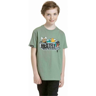 Meatfly детска тениска Skejters Olive | Зелена Meatfly | Zelen | Момичешки | 158