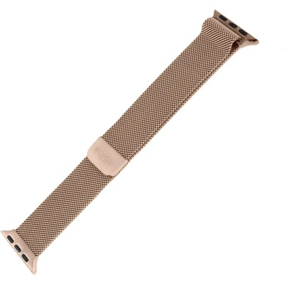 FIXED Каишка с мрежа от неръждаема стомана за Apple Watch 38/40 мм, розово злато FIXMEST-436-RG (FIXMEST-436-RG)
