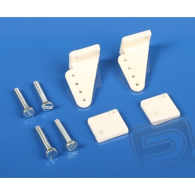 MPJet 2211 Páka malá krátká otvor 1,3 mm Bílá 2 ks