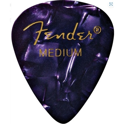 Fender Premium Celluloid Picks, 351 Shape - trsátka (více variant) Fender Premium Celluloid Picks, 351 Shape: Purple Moto / Medium