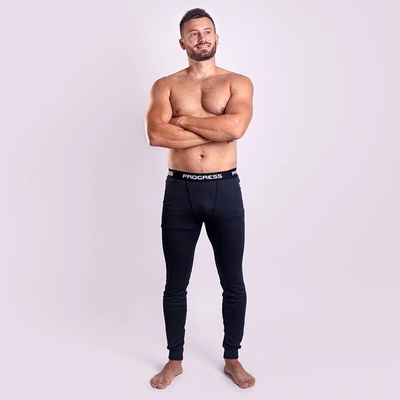 PROGRESS MS SDN pánské funkční dlouhé spodky khaki