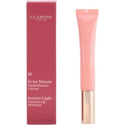 Clarins Instant Light Natural Lip Perfector báze na rty s 3D pigmenty 02 10 ml – Zboží Dáma