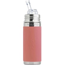 Pura Termo fľaša so slamkou 260 ml Rose