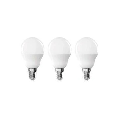 EMOS Classic mini globe, 4,2 W, 470lm, E14, teplá biela, 3 ks ZQ1E21.3