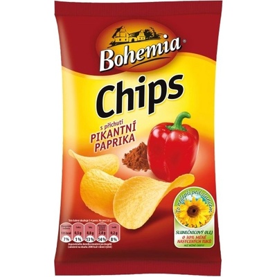 BOHEMIA CHIPS PAPRIKA 77G