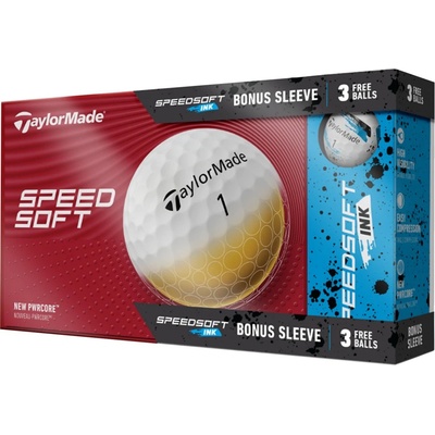 TaylorMade SpeedSoft bílé 12 ks