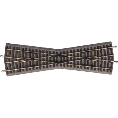 Piko X-образна релса - 15°/239мм, k15 с пътна настилка (55440)